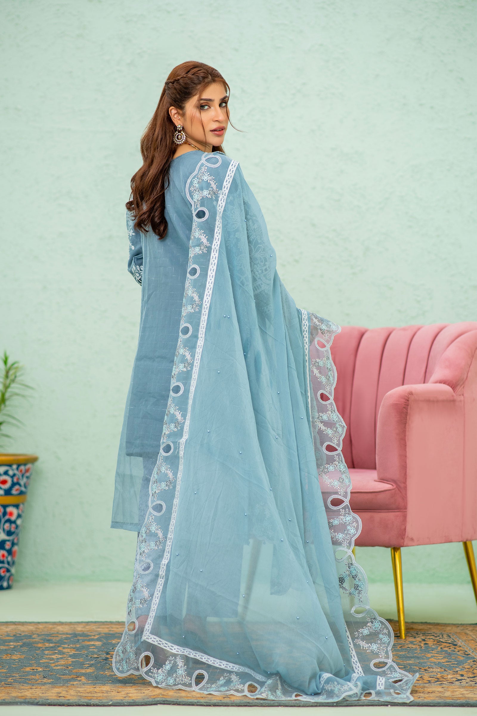 Afshan - Semi Stitched - 113