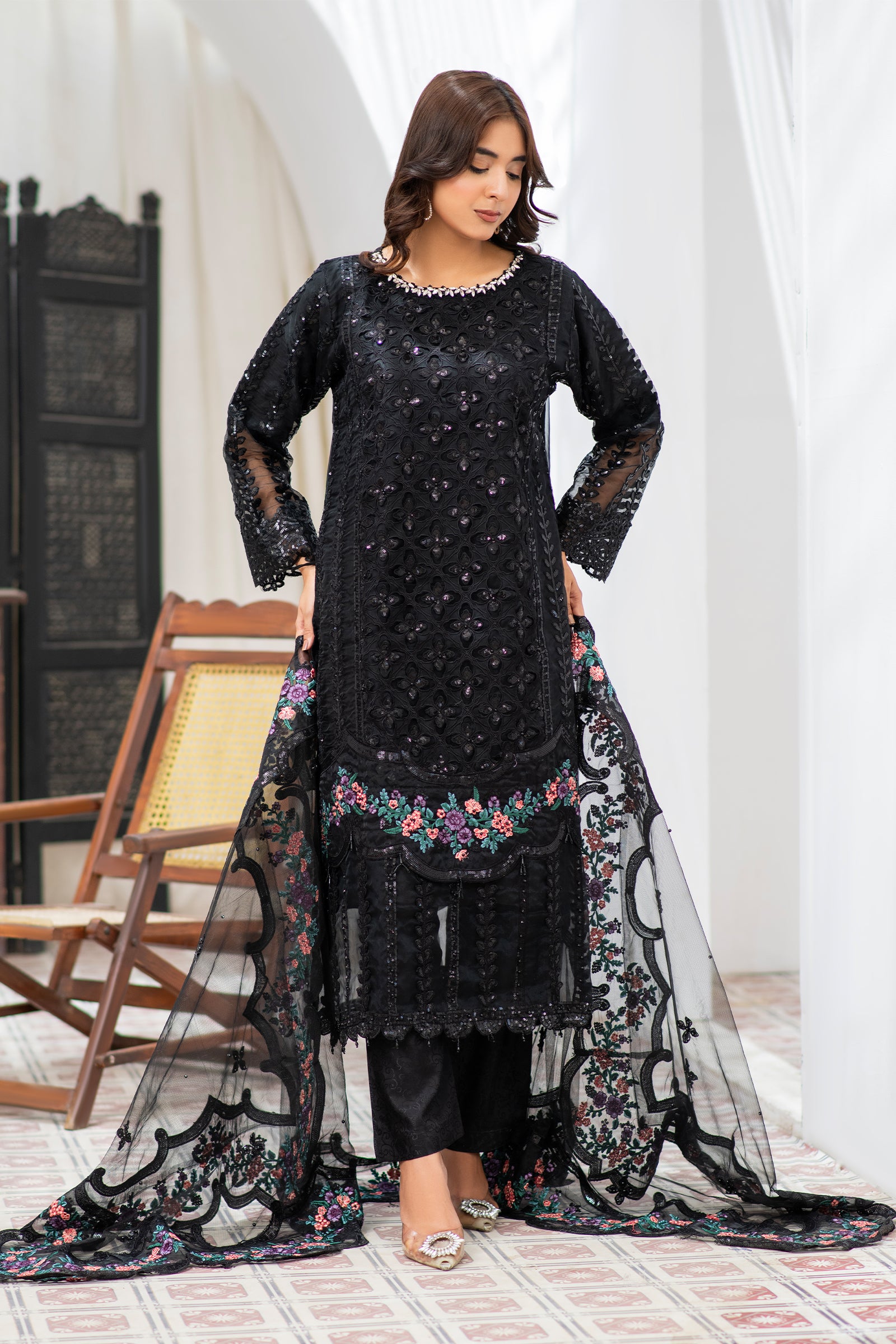 Marvi - Semi Stitched - 106