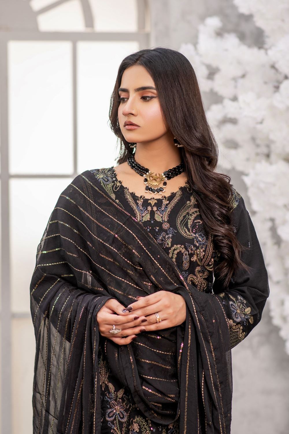 Saiyaara Black -  Stitched - 153