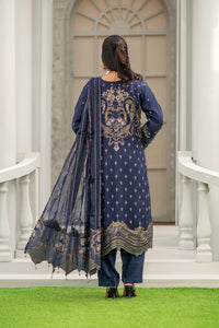 Saiyaara Navy blue - Semi Stitched - 155