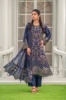 Saiyaara Navy blue - Semi Stitched - 155