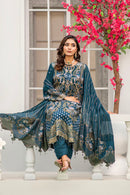 Saiyaara Teal blue - Stitched - 155