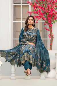 Saiyaara Teal blue - Stitched - 155