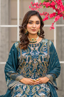 Saiyaara Teal blue - Stitched - 155