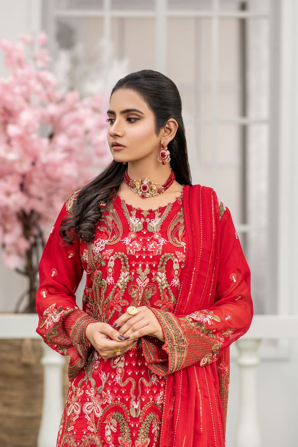 Saiyaara Red -  Stitched - 156