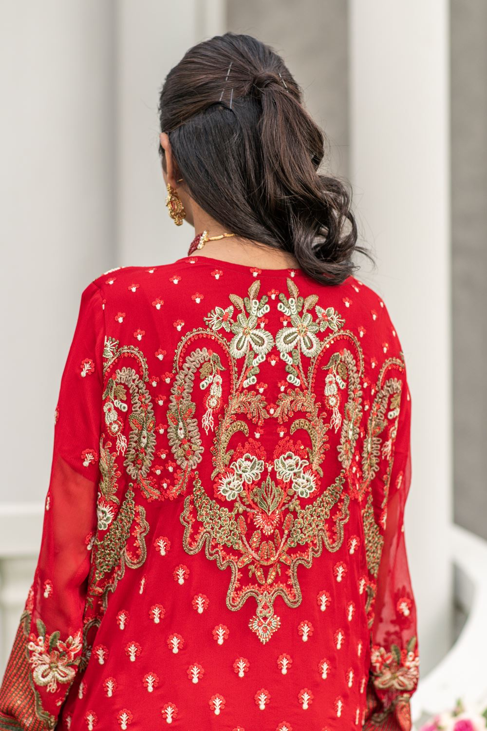 Saiyaara Red -  Stitched - 156